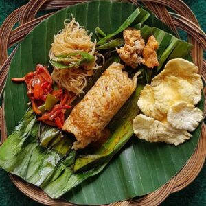 Makanan Khas Banten nasi bakar sumsum