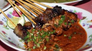 Makanan Khas Aceh sate matang